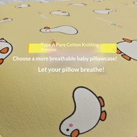 Taie d'oreiller en coton tricoté pour enfants, motifs Doraemon et Minions, compatible avec les supermarchés Sam, brocart lourd résistant à l'abrasion