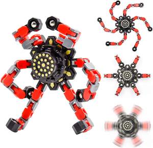 1PC Transformable Plastic <b>Fidget</b> Spinners Stress Relief Sensory <b>Toys</b> Fingertip Gyros Party Favors ADHD Autism Kids <b>Adults</b> - Product Image 2