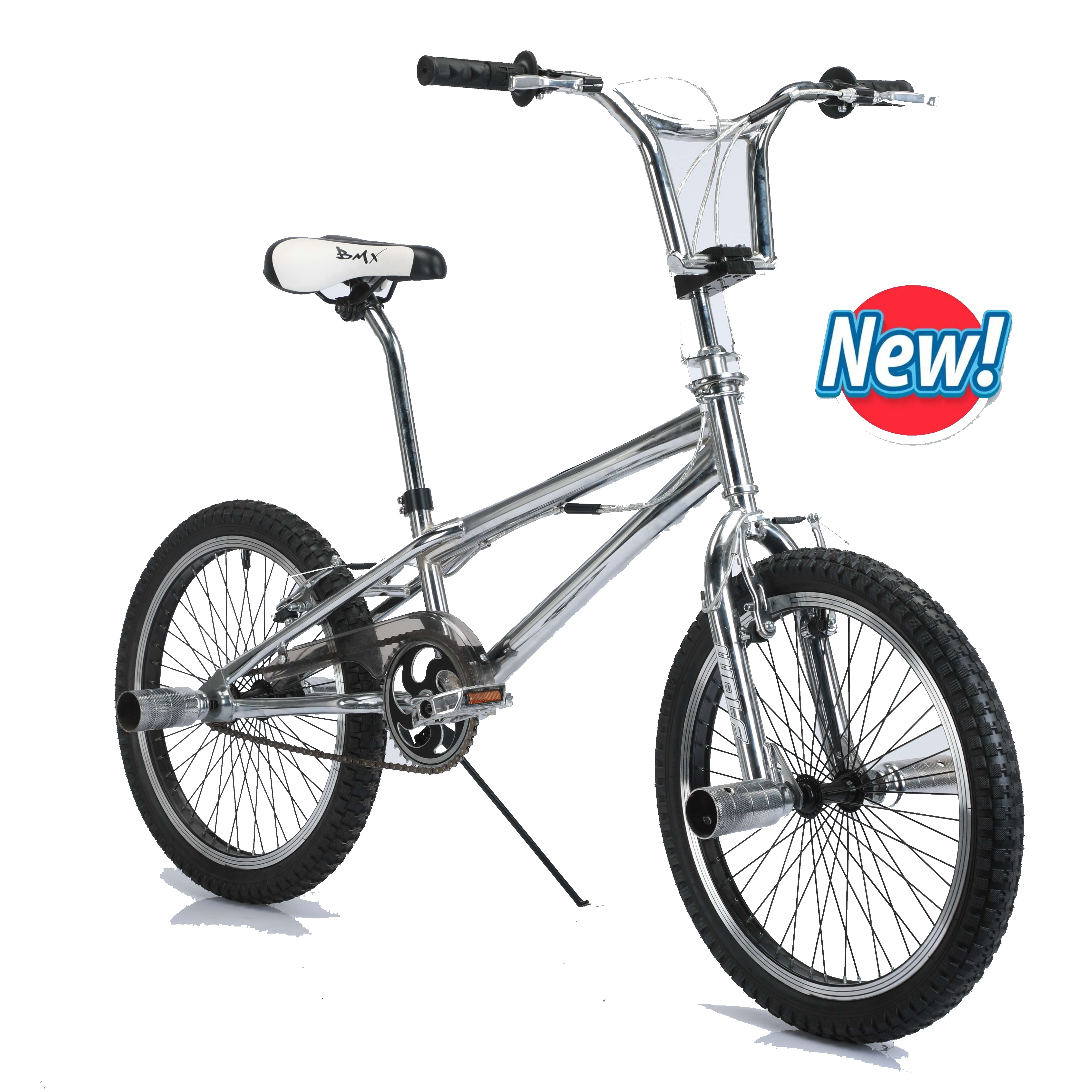 バーゲンで Bmxバイク20インチ大人bmxCPシルバーbicicletaフリースタイル 自転車本体