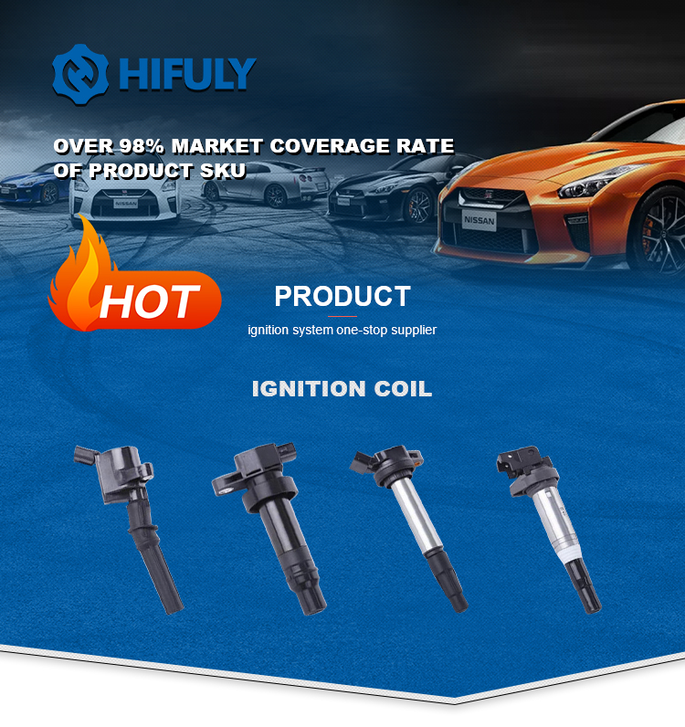 Hanshin Ignition Coil OEM AIC-3102G 22448-8J115 for Nissan