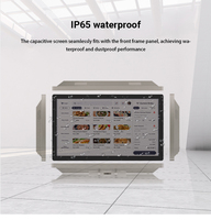 Écran publicitaire interactif LCD Android 15,6 pouces 1080p, affichage numérique, lecteur multimédia pour cuisine, autres commerces, kiosque en libre-service, point de vente