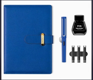 Nouveau style de stylo-plume en métal et cartouche d'encre rechargeable, ensemble cadeau de luxe pour carnet de notes professionnel, personnalisable avec logo - Product Image 6