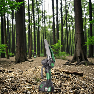 Tronçonneuse à batterie industrielle de 8 pouces, à une main, 600W, pour la taille des arbres et la coupe du bois - Product Image 6