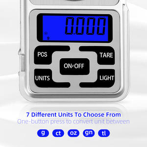工場卸売デジタルポケットスケールダイヤモンドジュエリー宝石スケールポケットポータブルグラムポケットジュエリー体重計 - Product Image 5