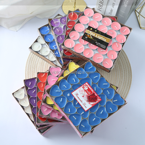 Atacado de 50 Velas de Cera de Parafina Rosa para Decoração de Casamento e Casa, Velas de Luz de Chá - Product Image 5