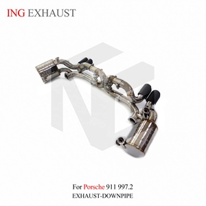 Système d'échappement CatBack Valvetronic en acier inoxydable, vente directe d'usine ING, pour Porsche <span class=keywords><strong>911</strong></span> 997.2, pièces de tuning performance, vente en gros - Product Image 5