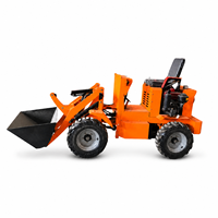 Mini-chargeuse compacte diesel 4x4 avec moteur diesel, machine de construction compacte à vendre