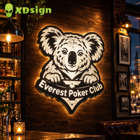 Lettres lumineuses LED personnalisées XDsign pour animaux, étanches IP65, Bluetooth, pour publicité extérieure, devantures de magasins et entreprises automobiles