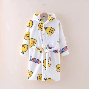 Nuevo Producto, Albornoz Grueso <span class=keywords><strong>de</strong></span> Franela para Niños, Ropa <span class=keywords><strong>de</strong></span> Dormir para Niños y Niñas, Albornoz Largo para Bebés - Product Image 5