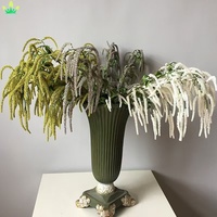 Künstliche Plastik-Hängeblume mit langem Stiel, Amaranthus-Zweig für Hochzeits-, Weihnachts-, Vasen-, Tisch- und Bürodekoration