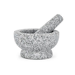 <span class=keywords><strong>Amazon</strong></span> Venta caliente negro granito natural piedra clásico ajo Smashing Gu Set - Product Image 5