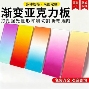 แผ่นอะคริลิคไล่สีทรงสี่เหลี่ยมผืนผ้าสำหรับงานพิมพ์ยูวี ของสะสมงานศิลปะจาก Dongchengshun Plastics - Product Image 3