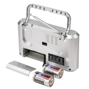 <span class=keywords><strong>Radio</strong></span> portable multi-bandes 4 bandes AM/FM SW1-2 avec double alimentation intégrée, haut-parleur 3,5 mm et utilisation en cas d'urgence - Product Image 3