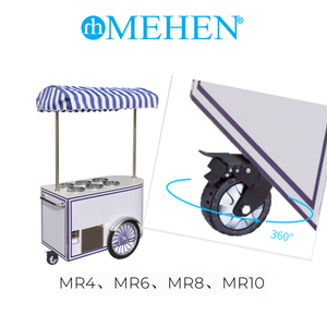 Vélo de vente de crème glacée mobile de conception italienne / chariot de crème glacée roulée à vendre - Product Image 2