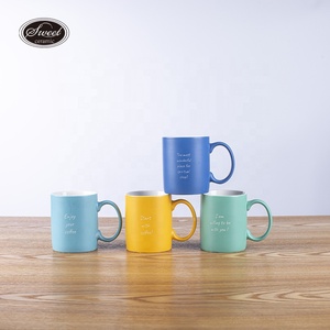 Nhà máy cà phê Mug phun màu sắc bán buôn giảm giá khuyến mại Tùy chỉnh khắc laser logo Cốc gốm - Product Image 6
