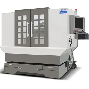 Máquina cnc de gravação em metal ND6050 de 3 eixos, baixo ruído, com corpo de granito estável, para gravação em latão, estampagem a quente, clichês