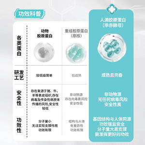 Apósito de colágeno recombinante tipo III Zhonghui Medical de 25g para el cuidado de heridas y la cicatrización postoperatoria - Product Image 2