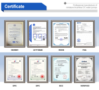 Pompe à eau CC sans balais 12V ultra silencieuse, longue durée de vie, fiable, pour toilettes intelligentes