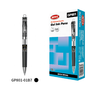 BEIFA GP801 <span class=keywords><strong>Penna</strong></span> Gel a <span class=keywords><strong>Inchiostro</strong></span> a Rapida Asciugatura con Punta Fine da 0,5 mm, 3 Colori, Alta Capacità, Scrittura Fluida, Extra Gel Pen - Product Image 2