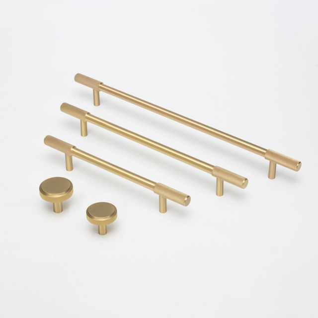 Modern Matt Black Silver Brass Knurled Furniture Handles Cupboard Wardrobe Dresser Shoe Box Drawer Cabinet Pulls for Kitchen Use
