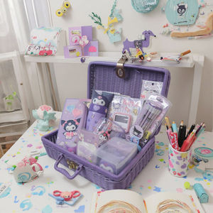 138 PCs INS Style School & Home Desktop Supplies Set DIY Hand Account Making Tools para uso infantil - Product Image 5