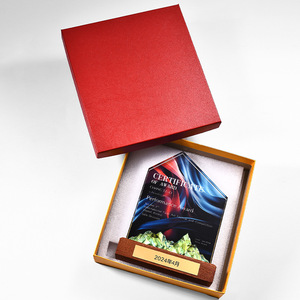 Crystal <b>Trophy</b> Mountain Shape Laser Engraved Uv Printing Durable Business Gift Conference Award <b>Plaque</b> - Product Image 3