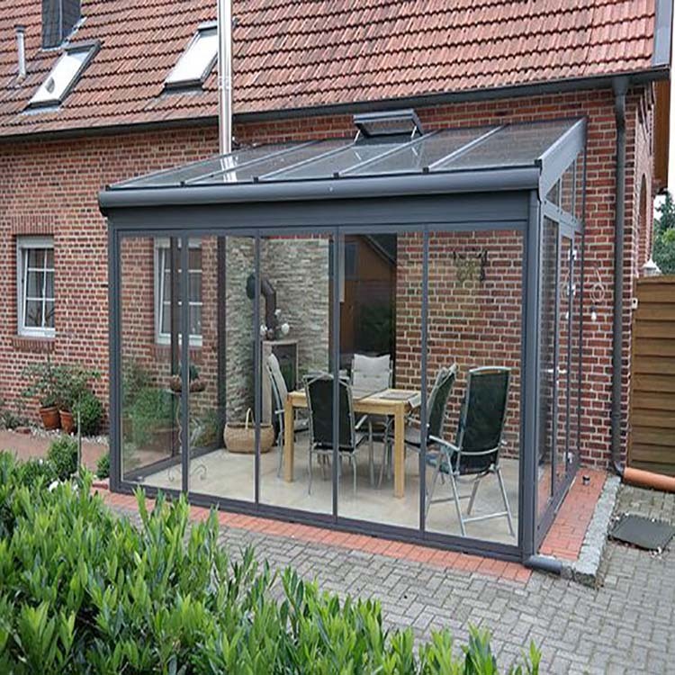 Véranda en verre maison dôme en aluminium véranda véranda balcon
