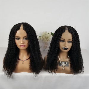 Perruque body wave brésilienne naturelle, cheveux vierges, crépus et bouclés, fait à la Machine, <span class=keywords><strong>prix</strong></span> en gros, pour femmes noires - Product Image 5