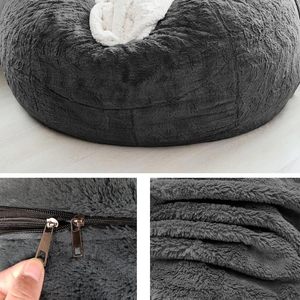 Sillón Puff de Tela en Oferta, Sillón Reclinable Tipo Saco, Sofá Redondo Grande, Sofá Cama Grande, Sofás Puff Gigantes - Product Image 4