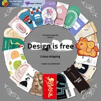 Étiquettes et cartes personnalisées en papier pour vêtements, fabriquées en Chine, avec impression couleur Ranran pour sous-vêtements - Style carte à suspendre