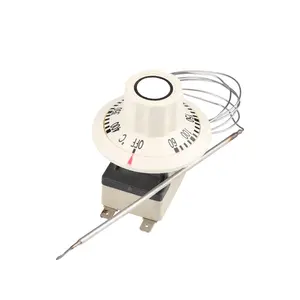 İtalya kılcal termostat 60-400 santigrat 3 Pins terminali yüksek-sıcaklık ayarlanabilir tavlama anahtarı 20A 240VAC