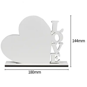 Di alta qualità Custom in bianco sublimazione <span class=keywords><strong>cuore</strong></span> amore foto <span class=keywords><strong>cornice</strong></span> MDF telaio in <span class=keywords><strong>legno</strong></span> per fai da te artigianato creativo e regali - Product Image 5