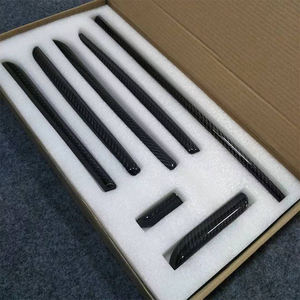 Accessoires de voiture en Fiber de carbone, garniture de porte intérieure de voiture, couvercle de panneau de Console de commande <span class=keywords><strong>centrale</strong></span> pour <span class=keywords><strong>Audi</strong></span> A3 8V S3 <span class=keywords><strong>RS3</strong></span> - Product Image 5