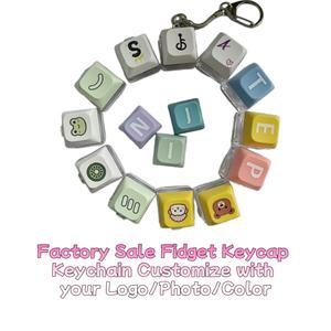 Botón Clickeable con Logotipo Personalizado, Juguete Antiestrés, Llavero Creativo con Diseño de Dibujos Animados para Colgantes de Coche, Bolsos y Regalos Empresariales - Product Image 2