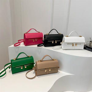 Cross-border High-end PU <b>Small</b> Handbag Frosted Bucket <b>Bag</b> Lady 2025 Winter New Drawstring Single-<b>shoulder</b> Crossbody Letter - Product Image 1