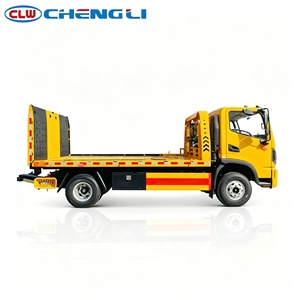 Dongfeng Huashen 4X2 One-Tow-Two Wrecker <b>Truck</b> <b>Flatbed</b> Heavy Duty Tow <b>Truck</b> for Road Rescue - Product Image 3