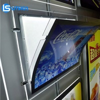 Cadre photo lumineux LED magnétique A3 A4 pour affichage publicitaire, agent immobilier, vitrine, affiche acrylique rétroéclairée