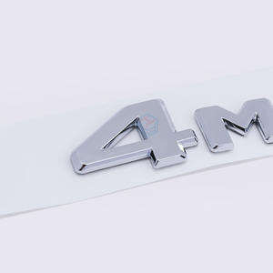 Autocollant d'emblème de badge de pare-chocs arrière de <span class=keywords><strong>voiture</strong></span> de luxe 3D ABS 4MATIC Logo pour <span class=keywords><strong>Mercedes</strong></span> pour W246/W204-213/GLB 1 an - Product Image 3