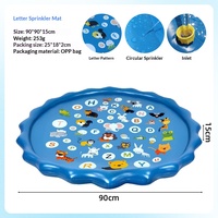Tapis de jeu gonflable en PVC pour animaux de compagnie, idéal pour l'été – Piscine de jeu durable, écologique et réutilisable pour le camping en extérieur, la terrasse ou les jeux aquatiques (Dolphin Game)