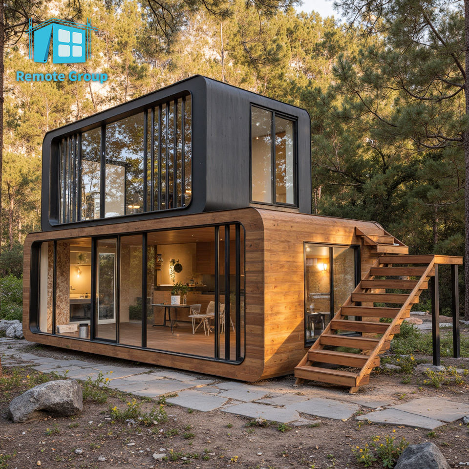 Cheap Price Luxury apple Cabin Living Container Houses Villa Modular Prefabricated 30 FT 40Foot for Living Room Bedroom - Image 4