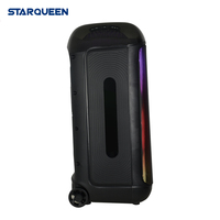 STARQUEEN Nouvelle Arrivée Enceinte Bluetooth d'extérieur rechargeable pour fêtes avec lumières changeantes