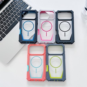Coque de protection magnétique antichoc transparente HD <span class=keywords><strong>2</strong></span>-en-1 pour iPhone 17 Pro Max - Product Image 1