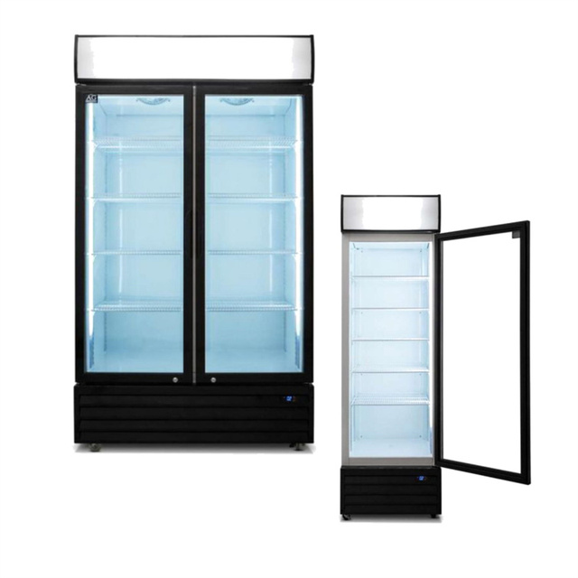 Supermarket Display Refrigerator Used Fridge Chiller Commercial Display Fridge Glass Door