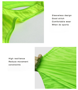 Custom <b>Running</b> <b>Singlet</b> Lightweight Marathon Tank Top Breathable Workout Sleeveless Shirt - Product Image 3