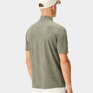Custom Logo Pattern Printing High Quality Stretch Polyester Spandex Short Sleeve Quick Dry Fitted Golf Polo <b>T</b> <b>Shirts</b> - Product Image 2