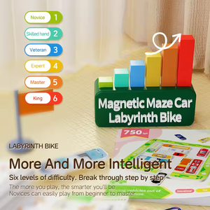 LEZA BABY Huarong strada logica sfida educativo per bambini gioco da tavolo con giocattolo di plastica per il pensiero logico regalo perfetto - Product Image 4