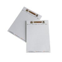 Harga Pabrik Memo Pad Tulisan Bisnis Personalisasi Cetak CMYK Notepad Kertas Grafik Lepas dengan Logo