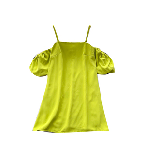 Blouses d'été <span class=keywords><strong>sexy</strong></span> à manches courtes pour femmes, chemises unies à manches bouffantes, hauts <span class=keywords><strong>sexy</strong></span> pour femmes, vêtements pour femmes en gros - Product Image 5