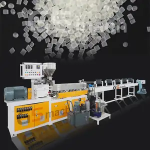 Pbat Pp Bio Plastic Recycling Dubbele Schroef Extruder Pellet Machine Pe Pelletiseermachine Korrels