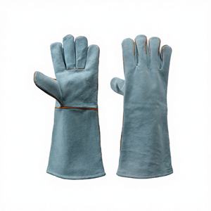 Gants en cuir anti-coupure et anti-impact pour soudeurs Gants de travail à manches longues pour la sécurité du soudage - Product Image 1